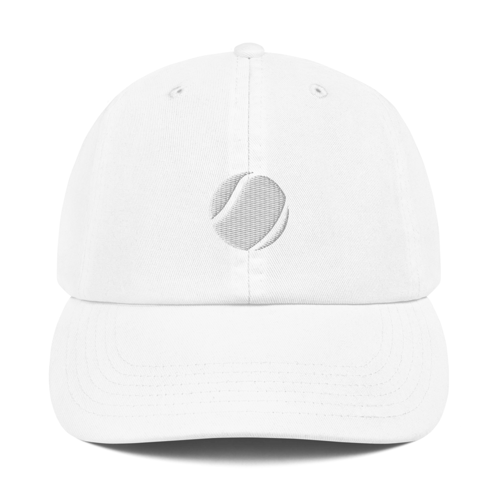 Champion Cap Embroidered | White
